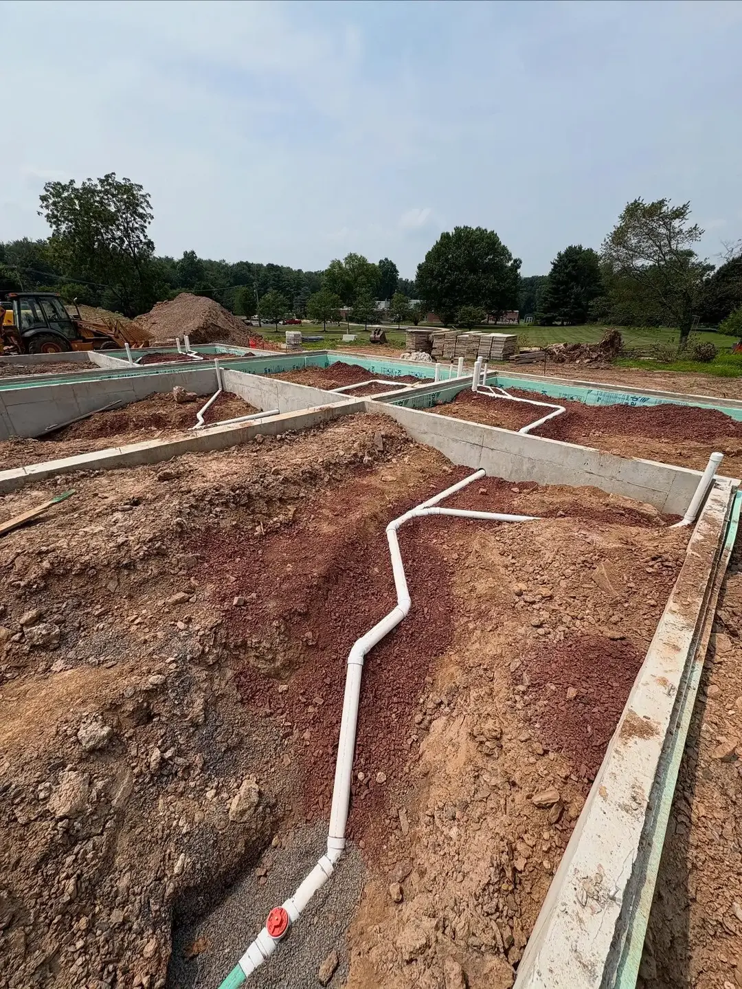 Plumbing excavation in New Britain, PA